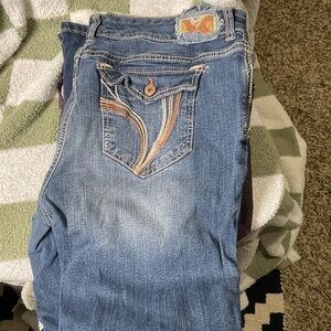 Ariya Women's Blue Boot Cut Jeans